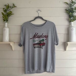 Lucky Brand Ford Mustang Gray Short Sleeve Tee Shirt Men’s Size XL NWT